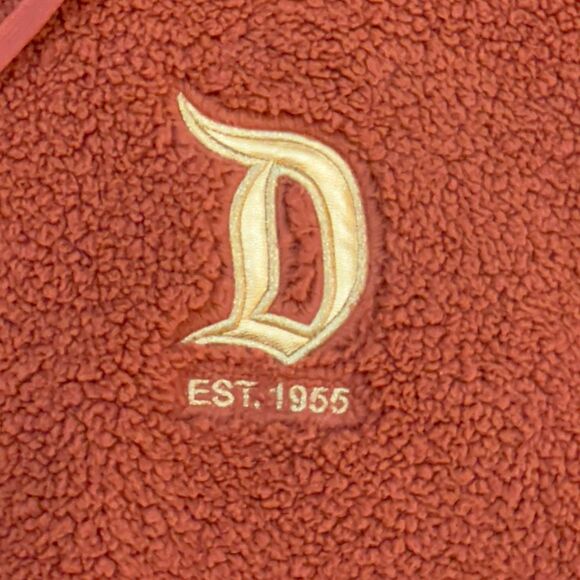 Disney Disneyland Spirit Jersey Rose Gold Super Soft Sherpa Hoodie Adult Medium - Picture 2 of 8